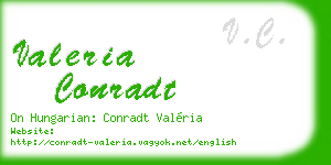 valeria conradt business card