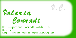 valeria conradt business card